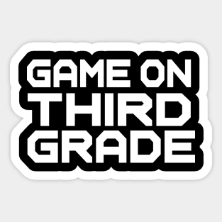 game on third grade Sticker